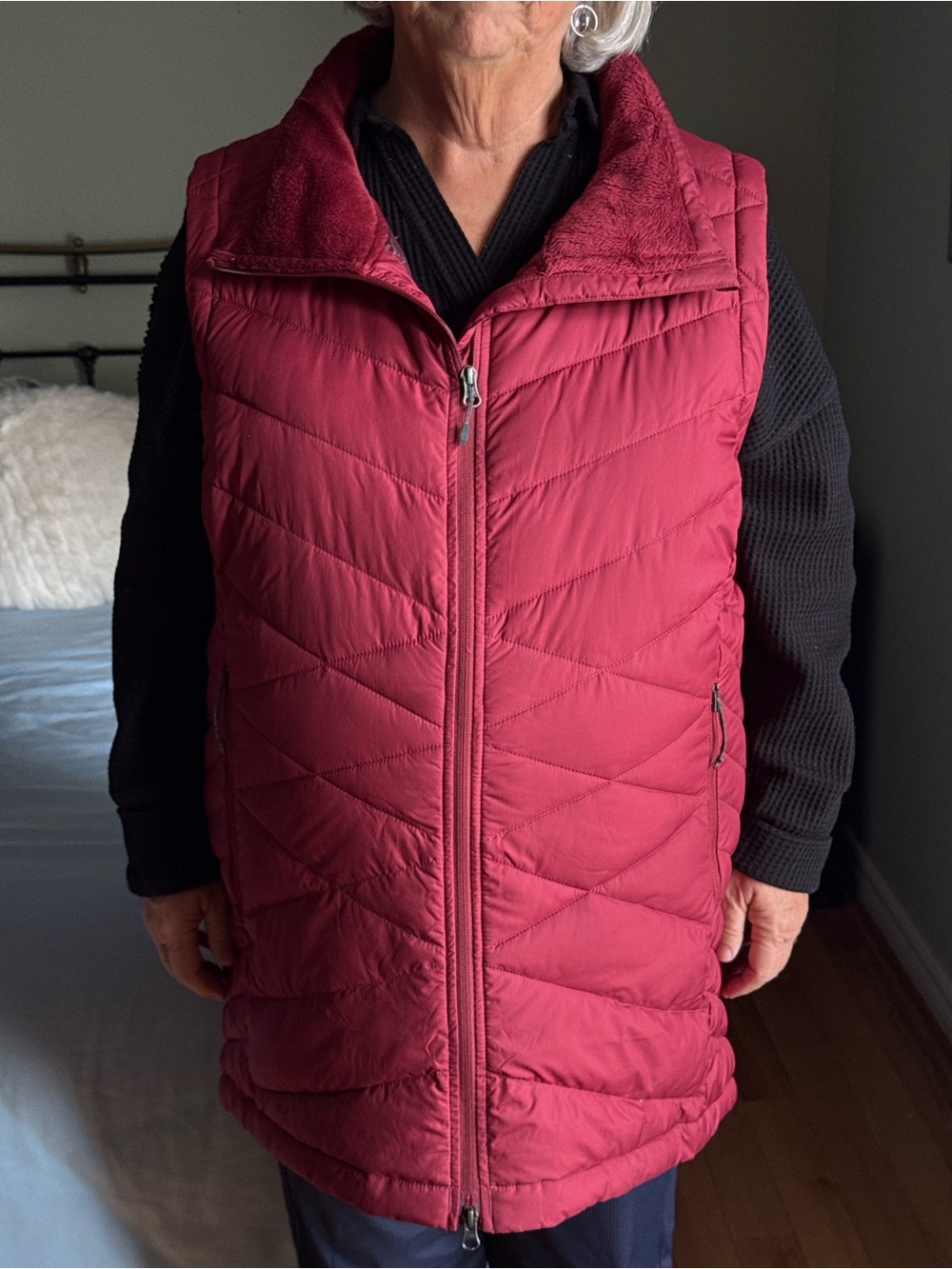 COLUMBIA Omni-Heat Quilted Long Puffer Vest 2X